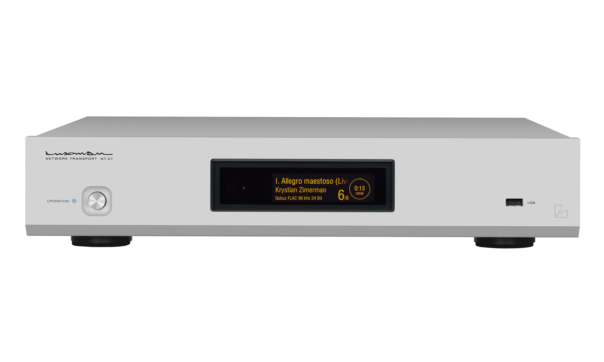 Luxman NT-07 Netzwerk-Transport in Silber